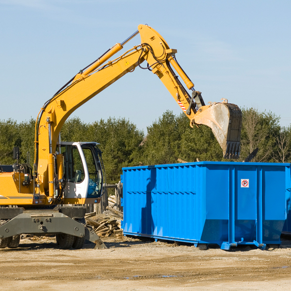 can i request a rental extension for a residential dumpster in Abington PA